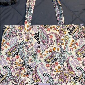 Vera Bradley quilted tote bag